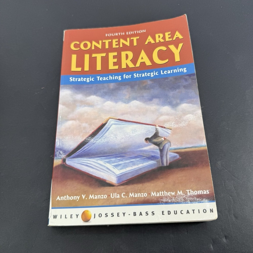 Content Area Literacy 4th Ed Manzo Thomas Strategic Teaching Paperback Wiley